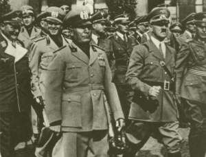Hitler marching