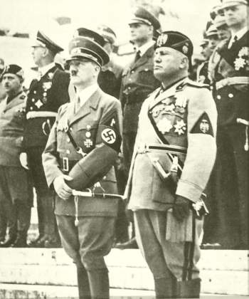 Hitler and Mussolini